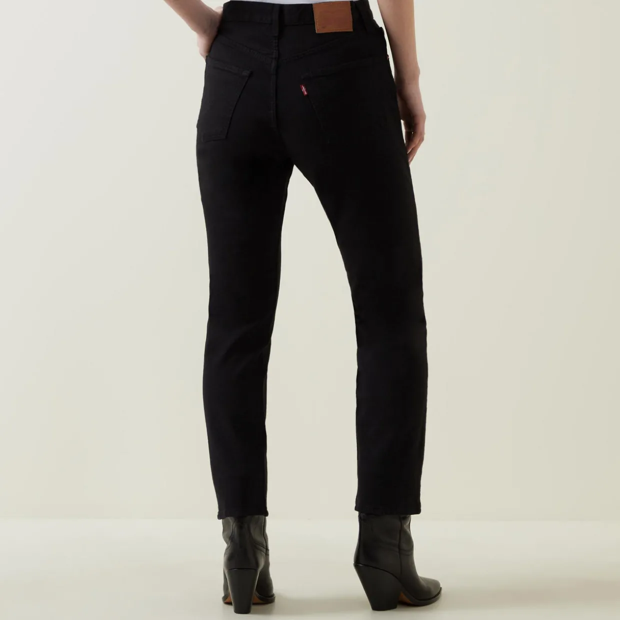 501® Crop High-Rise Straight Leg Jeans