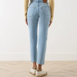 501® High-Rise Straight Leg Cropped Jeans