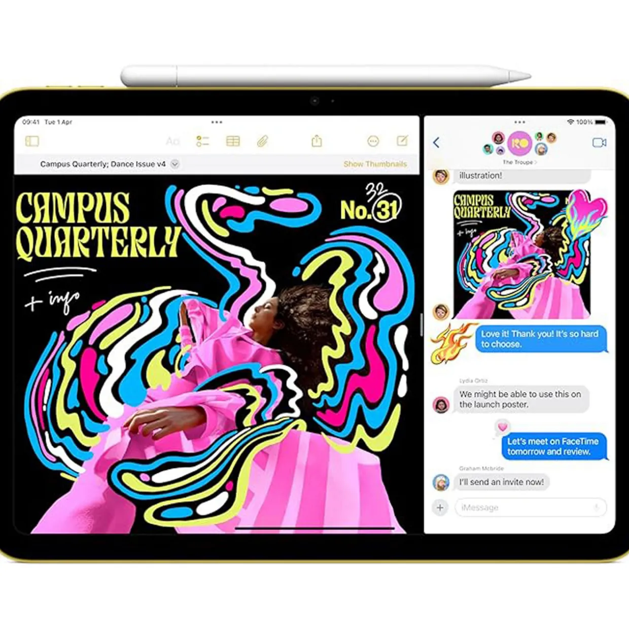 11 Inch iPad 128GB Yellow