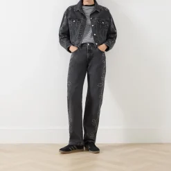 501™ 90s Stud Embellished Straight Leg Jeans