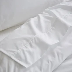 400 Thread Count Flat Sheet White