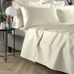 400 Thread Count Flat Sheet Ivory