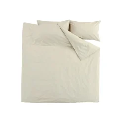 200 Thread Count Organic Percale Duvet Set Hazelnut
