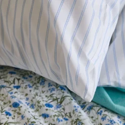 180 Thread Count Pinstripe Pillowcase Set