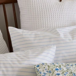 180 Thread Count Pinstripe Pillowcase Set