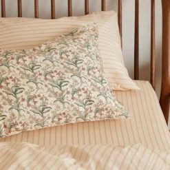 180 Thread Count Romantic Stripe Fitted Sheet