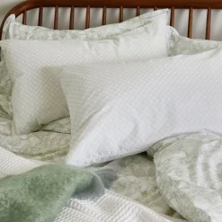 300 Thread Count Sage Trellis Pillowcase Set