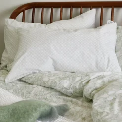 300 Thread Count Sage Trellis Pillowcase Set