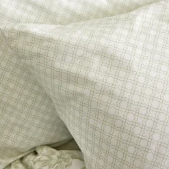 300 Thread Count Sage Trellis Pillowcase Set