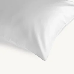 400 Thread Count Sateen Pillowcase Pair White