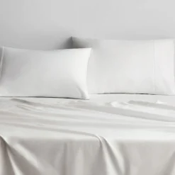 500 Thread Count Standard Pillowcase Pair Snow