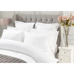 1000 Thread Count Standard Pillowcase White
