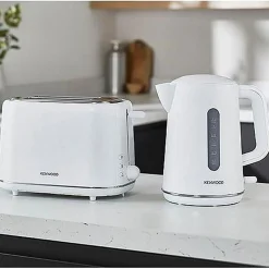 Abbey Lux White 2 Slot Toaster