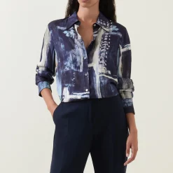 Abstract Patterned Shirt