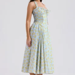 Adabella Floral Halter Sundress
