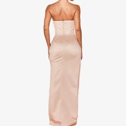 Adrienne Satin Strapless Corset Gown