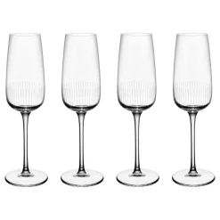 Afina Champagne Glass, Set of Four