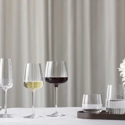 Afina Champagne Glass, Set of Four