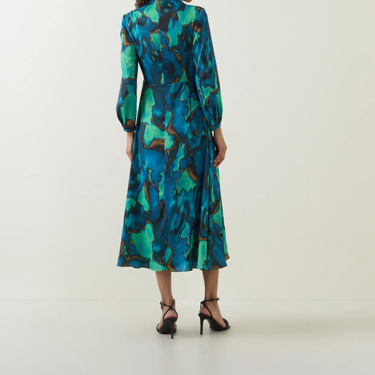 Agnes Printed Wrap Dress