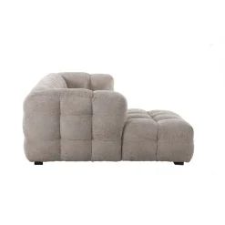 Alba Chaise 4-Seater LHF Sofa Fine Beige Glam