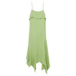 Alba Ruffle Detail Flared Dress