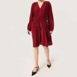 Alize Abstract Print Dress