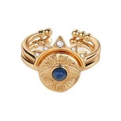All Seeing Evil Eye Stacking Rings