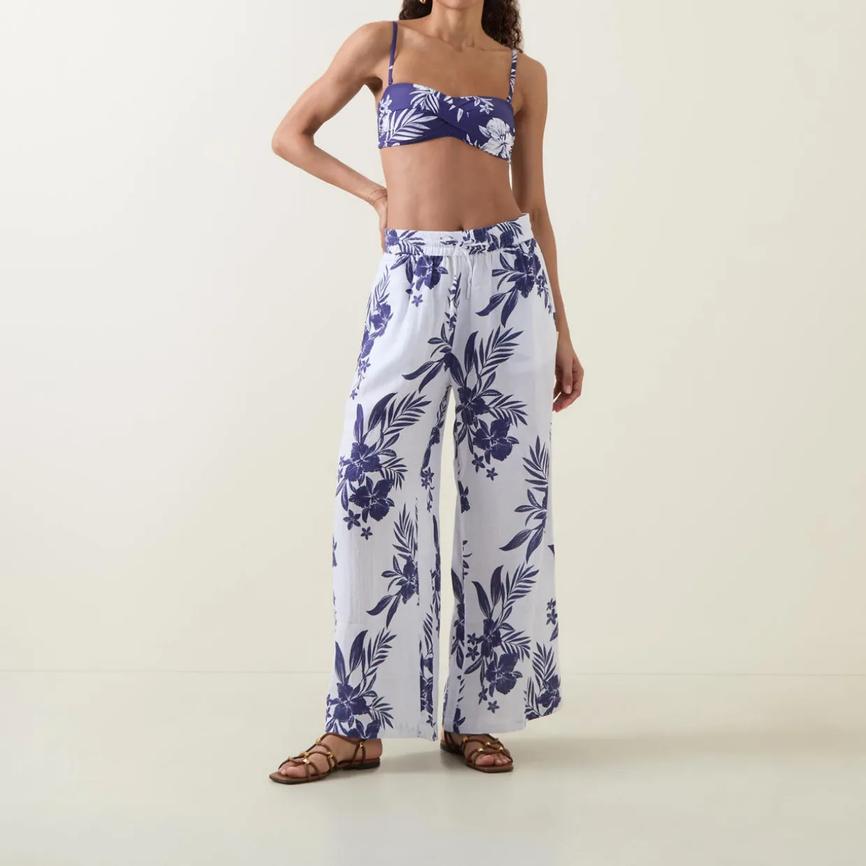 Aloha Twisted Bandeau Bikini Top