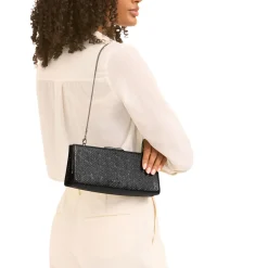 Alto Lizard-Embossed Clutch