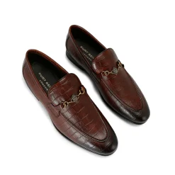 Alton Croc-Embossed Loafers