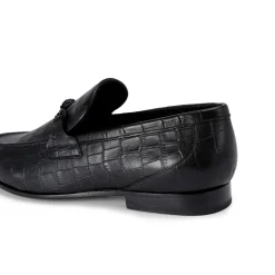 Alton Croc-Embossed Loafers