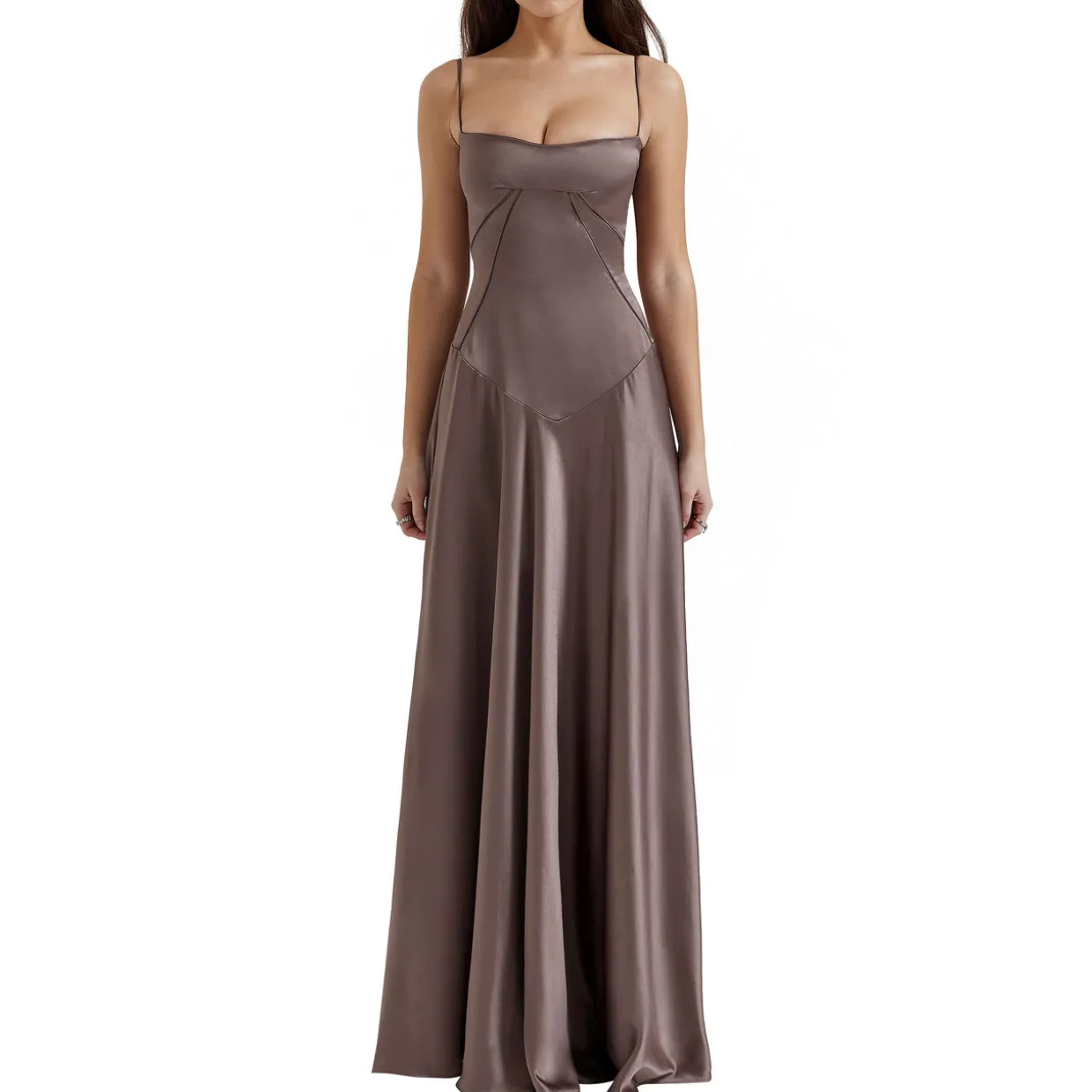 Anabella Lace Up Flared Dress