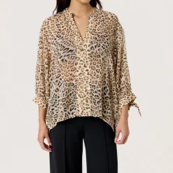 Anaya Amily Leopard Blouse