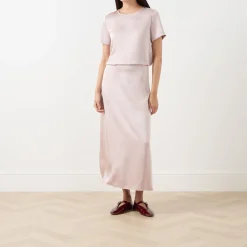 Angelo Satin Skirt