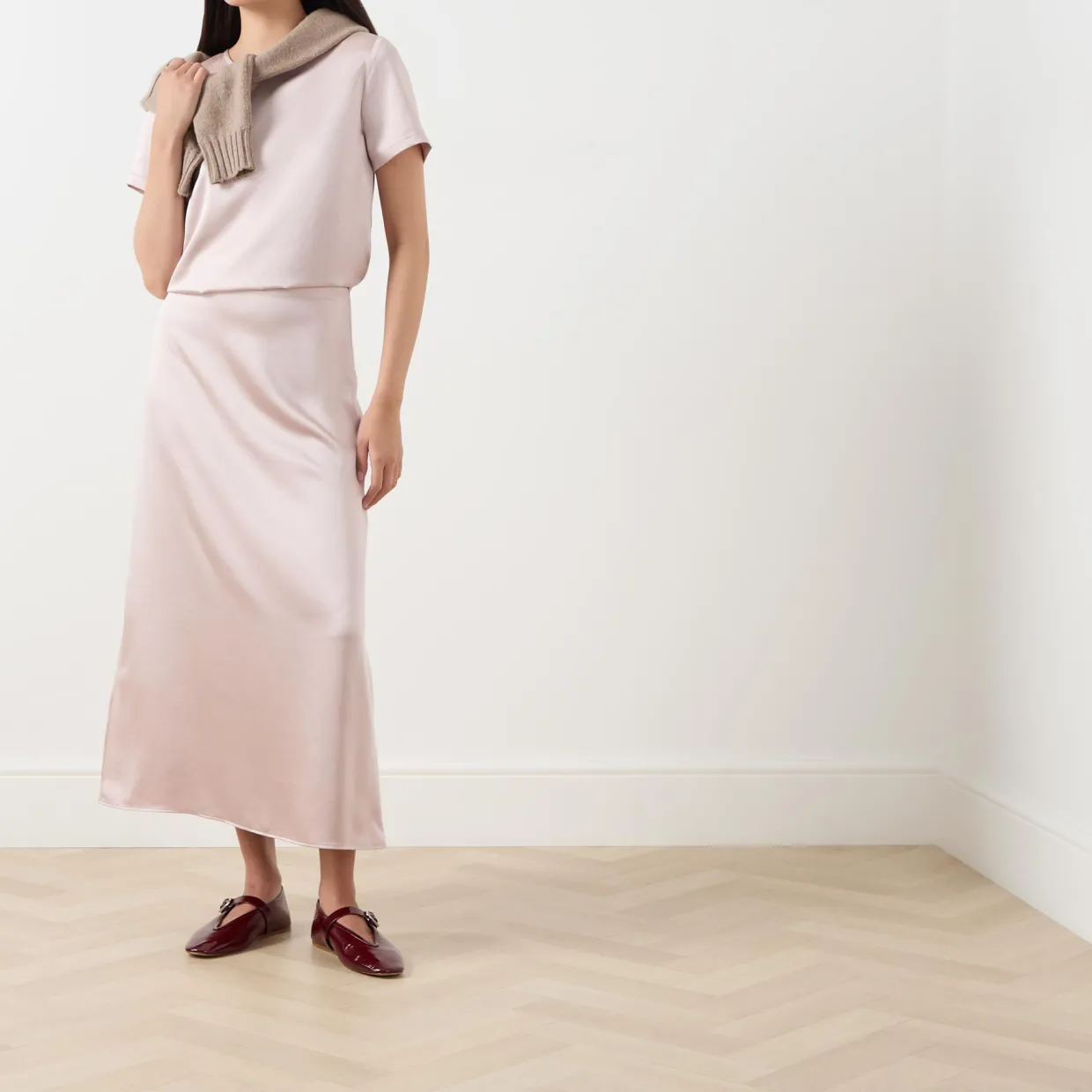 Angelo Satin Skirt