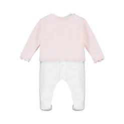 Annabel Rosebud Babygrow & Cardigan Two-Piece Set