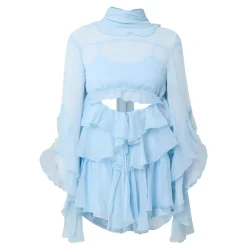 Anyssa Ruffle Mini Dress
