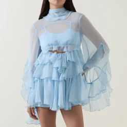 Anyssa Ruffle Mini Dress