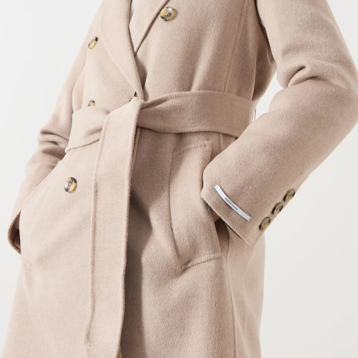 Ara Double-Breasted Belted Coat
