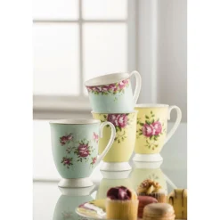 Archive Rose 4 Mugs Set