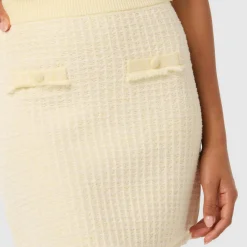 Aria Boucle Knitted Skirt