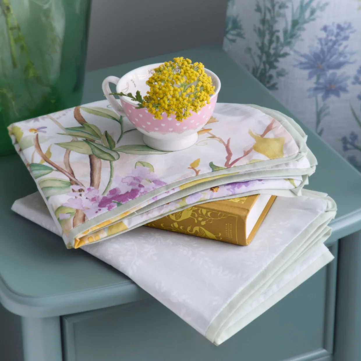 Arianna Country Garden Duvet Set Natural