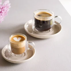 Artesano Hot & Cold Beverages Espresso Glass, Set of Two