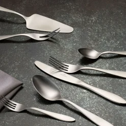 Arthur 68-Piece Brushed Cutlery Set