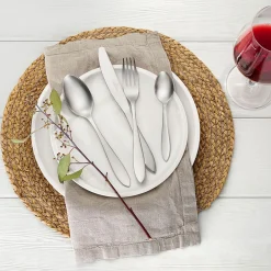 Arthur 30-Piece Brushed Cutlery Set