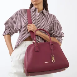 Ashton Medium Pebbled Leather Satchel