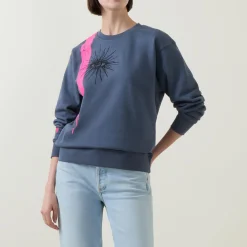 Atomic Eye Embroidered Sweatshirt