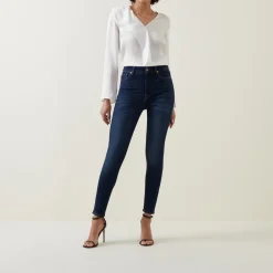 Aubrey High-Rise Slim Illusion Skinny Jeans