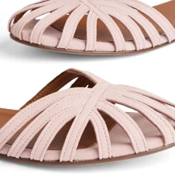 Aubrey Plaited Front Flat Sandals