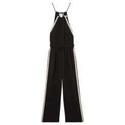 Auden Halterneck Stitched Stripe Jumpsuit